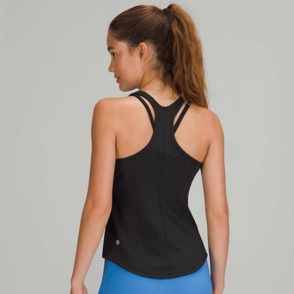 Lululemon Base Pace Tank Ribbed Black Size 6 NWT - Picture 6 of 6